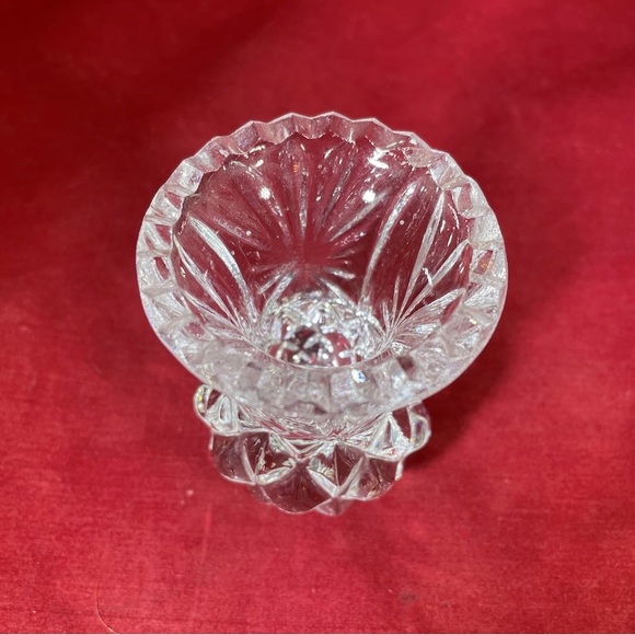 Vintage Crystal Miniature Toothpick Holder. This is a beautiful piece/No Chips - Picture 4 of 10